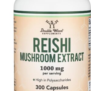 Double Wood Reishi Mushroom Extract, 300 Capsules