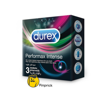 Durex Performax Intense Condom - Pack of 3 - ديوركس واقي ذكري