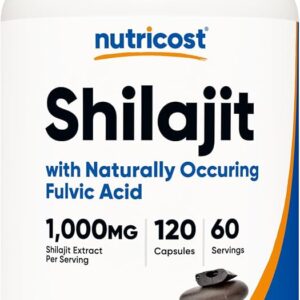 Nutricost Shilajit 1000 MG 120 Capsules