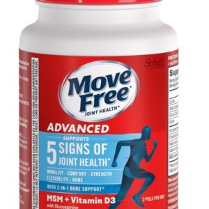 Move Free Advanced Supports 5 Signs Of Joint Health MSM+Vitamin D3 120 Tab