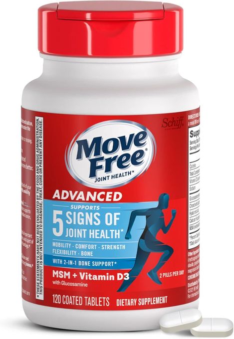 Move Free Advanced Supports 5 Signs Of Joint Health MSM+Vitamin D3 120 Tab