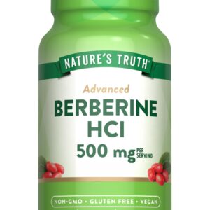 Nature's Truth Berberine HCl 500mg - 60 Capsules