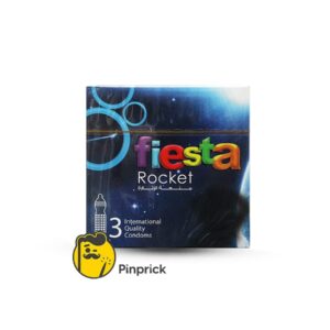Fiesta Rocket - واقي ذكري فيستا محبب ومضلع ومجسم - condom