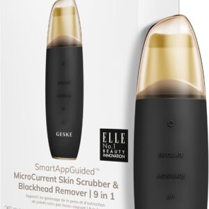 GESKE MicroCurrent Skin Scrubber | 9-in-1 Blackhead Remover