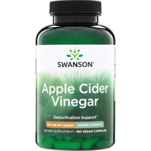 Swanson Apple Cider Vinegar servings 180 capsules