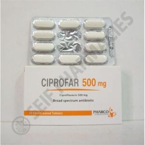 سيبروفار 500 مجم 10 قرص