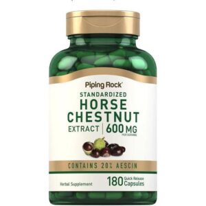 Horse Chestnut Herbal Extract Capsules – Standardized Botanical Formula for Daily Wellness Support, Quick Release – 180 Capsules