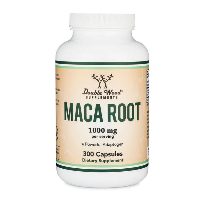 DOUBLE WOOD SUPPLEMENTS Maca Root Supplement 1000 mg 300 capsules