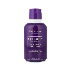 Rejavecare Collagen Formula for Skin Beauty Support, Liquid Collagen Complex, Grape Scent473 ml