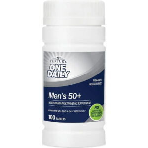 21st Century HealthCare one tablet daily, for men over 50, 100 tablets