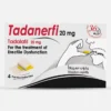 تادانيرفي - Tadanerfi 20mg | تيكت السعادة 36 ساعة لـ علاج ضعف الانتصاب - 4 أفلام سريعة الامتصاص - تادالافيل (Tadalafil) بتركيز 20mg