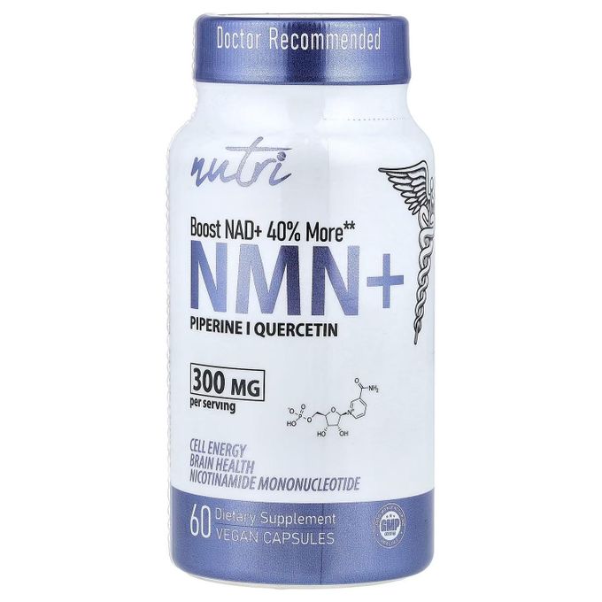 Nutri NMN + Nad 300mg 60 Vegetarian Capsules