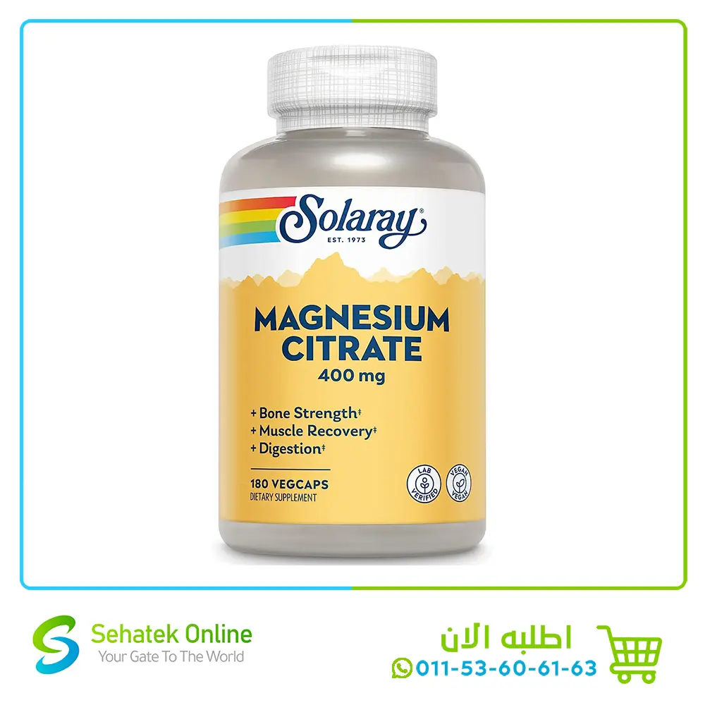 Magnesium Citrate 400mg 180Cap