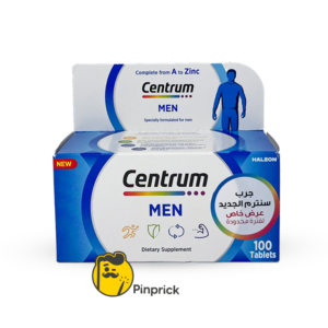 Centrum Men - مكمل غذائي متعدد الفيتامينات للرجال (100 قرص) | دعم الطاقة - المناعة - صحة العضلات والقلب