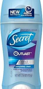 سيكريت مزيل عرق ستيك أوتلاست كلير كومبليتلي كلين مضاد للتعرق للنساء 2.6 oz