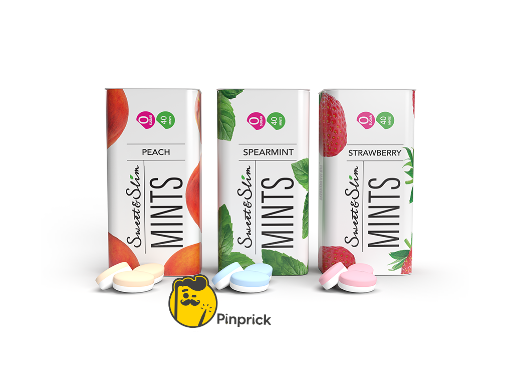 منعش الفم الخالي من السكر - Sweet & slim Mints | قطعة 40