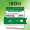 Nature's Truth Iron 65mg Ferrous sulphate 120 coated Tablets