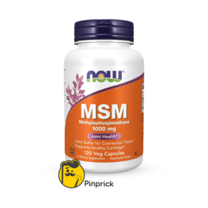 MSM 1000mg | دعم صحة المفاصل والأنسجة الضامة - 120 قرص - ®Now Foods
