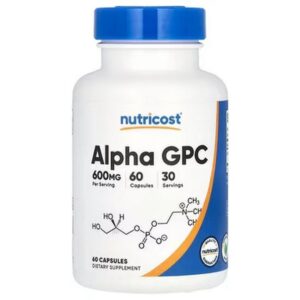 Nutricost Alpha GPC 60 capsules 300 mg per capsule