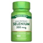 Premium Vital Selenium 200mcg – 100 Tablets Essential Trace Mineral Bundle with Practical Pill Box – High Purity Cellular Antioxidant Formulation Engineered for Routine Balance