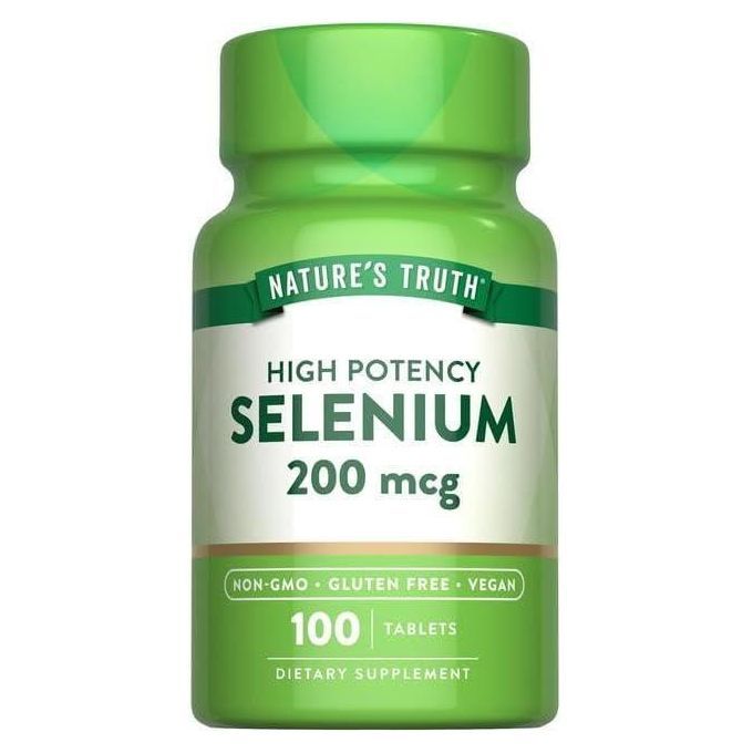 Premium Vital Selenium 200mcg – 100 Tablets Essential Trace Mineral Bundle with Practical Pill Box – High Purity Cellular Antioxidant Formulation Engineered for Routine Balance