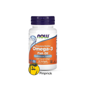 زيت السمك Omega-3 Fish Oil 1000mg - كبسولة هلامية 30- ®Now Foods