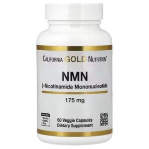 California Gold Country CALIFORNIA GOLD NUTRITION NMN Nicotinamide Mononucleotide, 175 mg, 60 Vegetarian Capsules