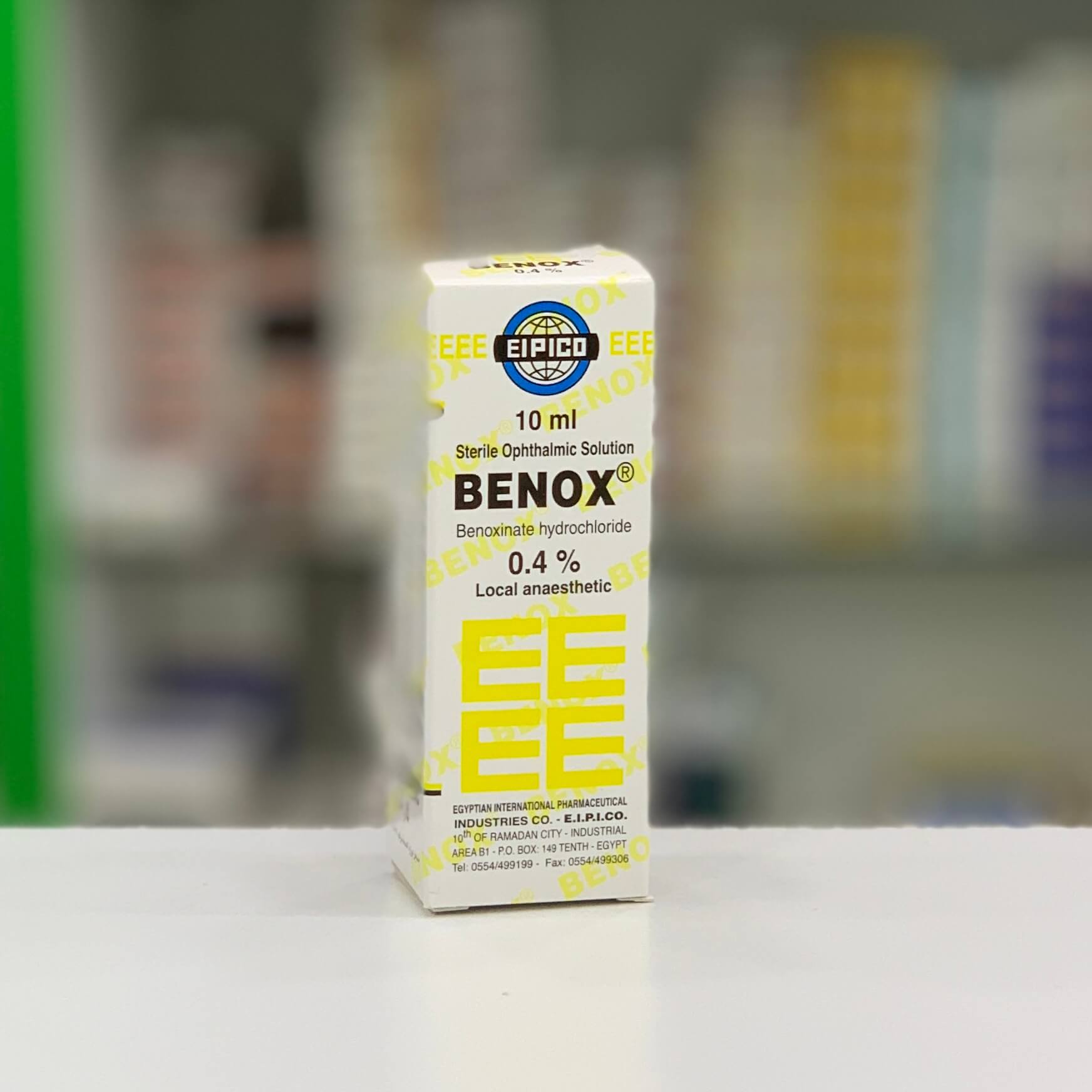 بينوكس قطرة عين مخدرة موضعية 10 ml
