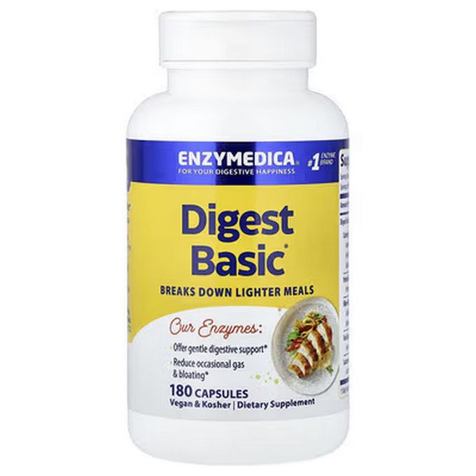 Enzymedica Digest Basic®, 180 Capsules