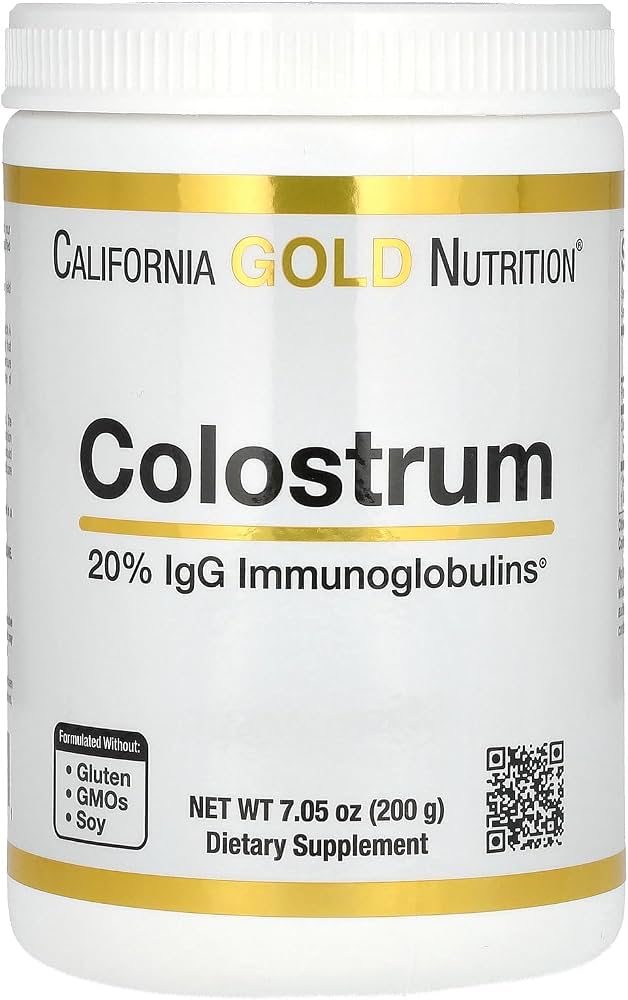 CALIFORNIA GOLD NUTRITION Colostrum, Highly Concentrated, Instantized, rBST-free, 7.05 oz (200 g)