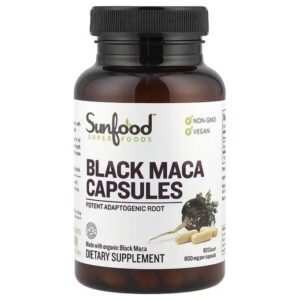 Sanfood Black Maca Capsules 800 mg, 90 Capsules
