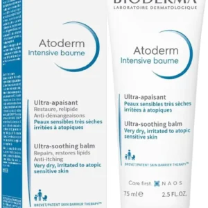 بيوديرما كريم مرطب للبشرة Atoderm Intensive Ultra Soothing Balm 75 ملي