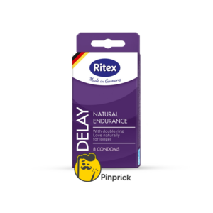 واقي ريتكس للتأخير Ritex condom - Long Timeبحلقة مزدوجة لتأخير القذف - 8 قطع | صنع في ألمانيا 🇩🇪
