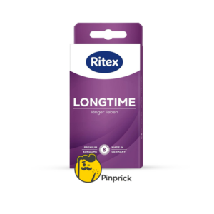 واقي ريتكس للتأخير Ritex condom - LONGTIME يؤخر القذف بحلقة مزدوجة - 8 قطع | صنع في ألمانيا 🇩🇪