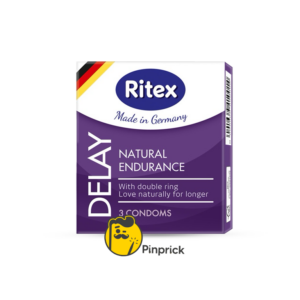 واقي ريتكس للتأخير Ritex condom - Delay بحلقة مزدوجة لتأخير القذف - 3 قطع | صنع في ألمانيا 🇩🇪