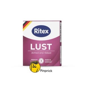 واقي ريتكس منقط ومضلع Ritex condom - Lust لزيادة المتعة لدى النساء - 3 قطع | صنع في ألمانيا 🇩🇪