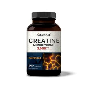 Nature Bell Creatine Monohydrate 3,000mg 300 Capsules