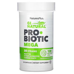 GI Natural Probiotic Mega: Complete Digestive Support | 30 Capsules