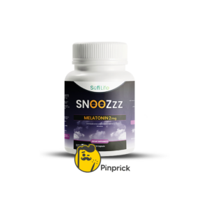 SnooZzz Melatonin 2 mg | ميلاتونين 2 مجم لتنظيم النوم، علاج الأرق، واضطراب الرحلات الجوية – 90 كبسولة – ®sofilife