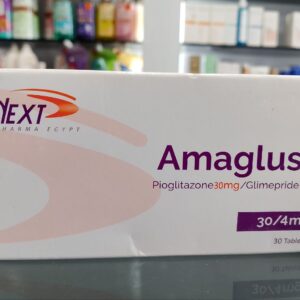 اماجلست أقراص فموية لعلاج السكر من النوع التاني 30/4 mg 30 قرص