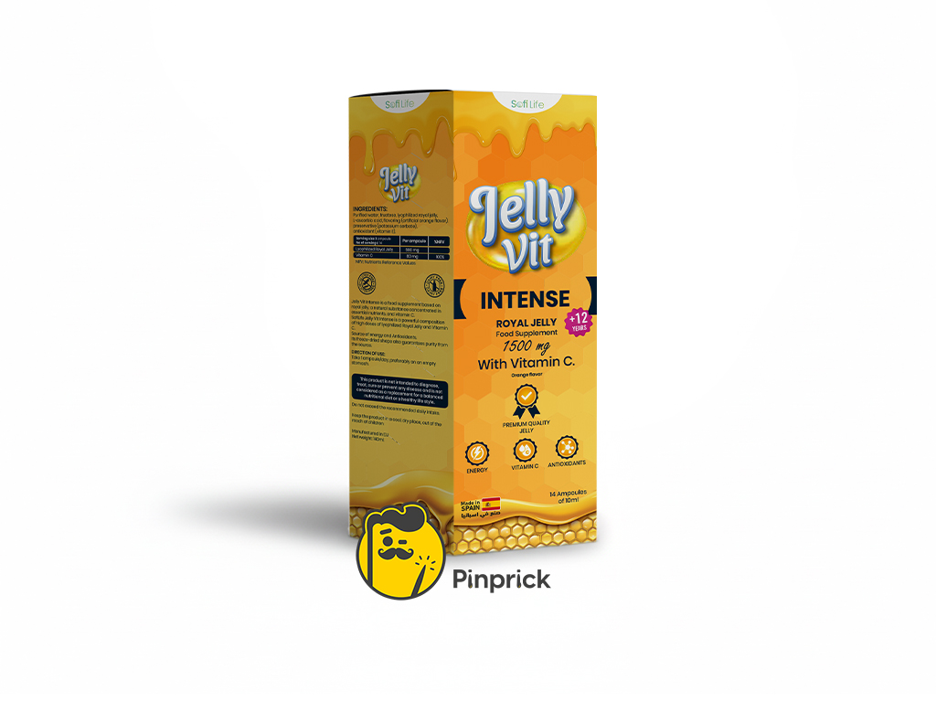 Sofilife Jelly Vit Intense | غذاء ملكات النحل لدعم القدرة الجنسية للرجال – 14 أمبول | ®sofilife صنع في إسبانيا