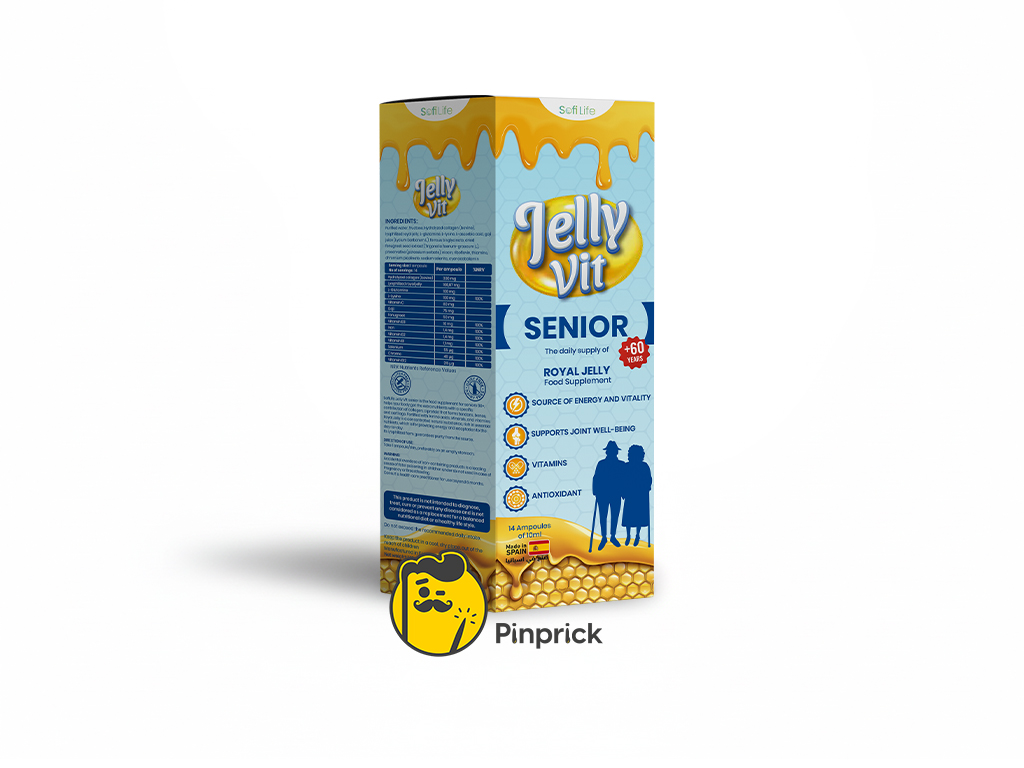 غذاء ملكات النحل لكبار السن Sofilife Jelly Vit Senior – عدد 14 أمبول | ®sofilife صنع في إسبانيا
