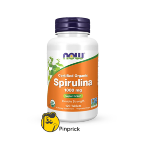 سبيرولينا - spirulina 1000MG | قوة مزدوجة 120 قرص – ®Now Foods