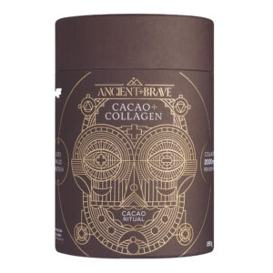 Ancient + Brave Cocoa + Collagen 250 g Raw Cocoa & Grass-Fed Collagen Organic Cocoa Ashwagandha Keto