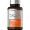 Premium Vital P-5-P 100mg (Activated Vitamin B-6) - 120 Tablets - with Practical Pill Box - Active Nerve & Mood Rhythm Matrix - Bio-Available Shield - Non-GMO - High Bio-Integrity Formula