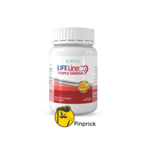 Life Line Triple Omega | أوميغا 3-6-9 المتكاملة لدعم القلب، الدماغ، البشرة، والتوازن الهرموني – 60 كبسولة – ®SofiLife