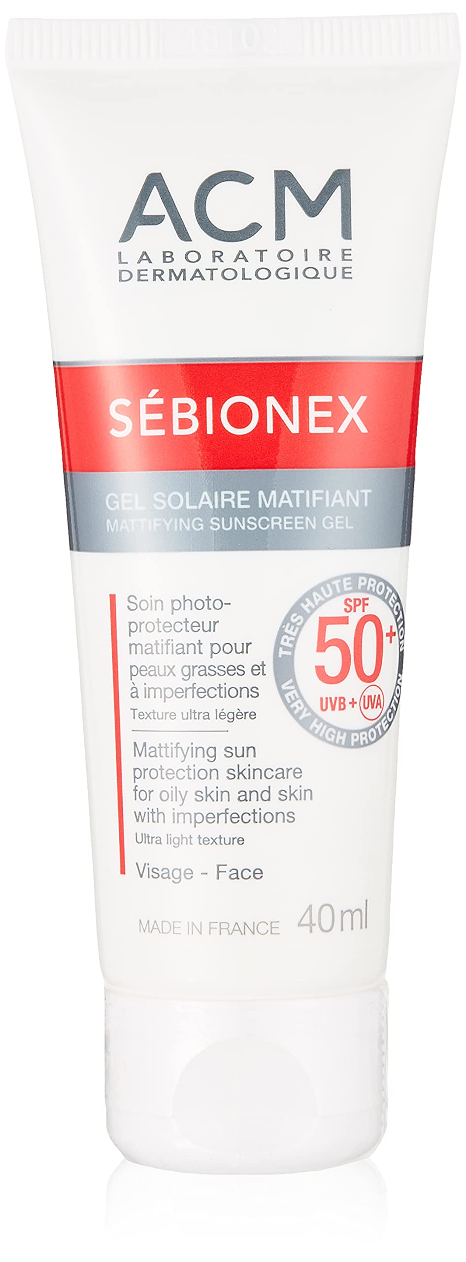 اي سي ام جل الحماية من الشمس Sebionex Mattifying Spf 50 40 ملي