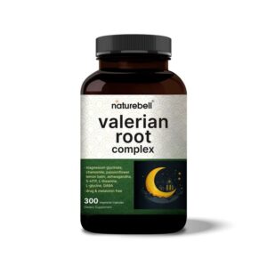 Nature Bell Valerian Root Complex 5,000mg 300 Veggie Capsules