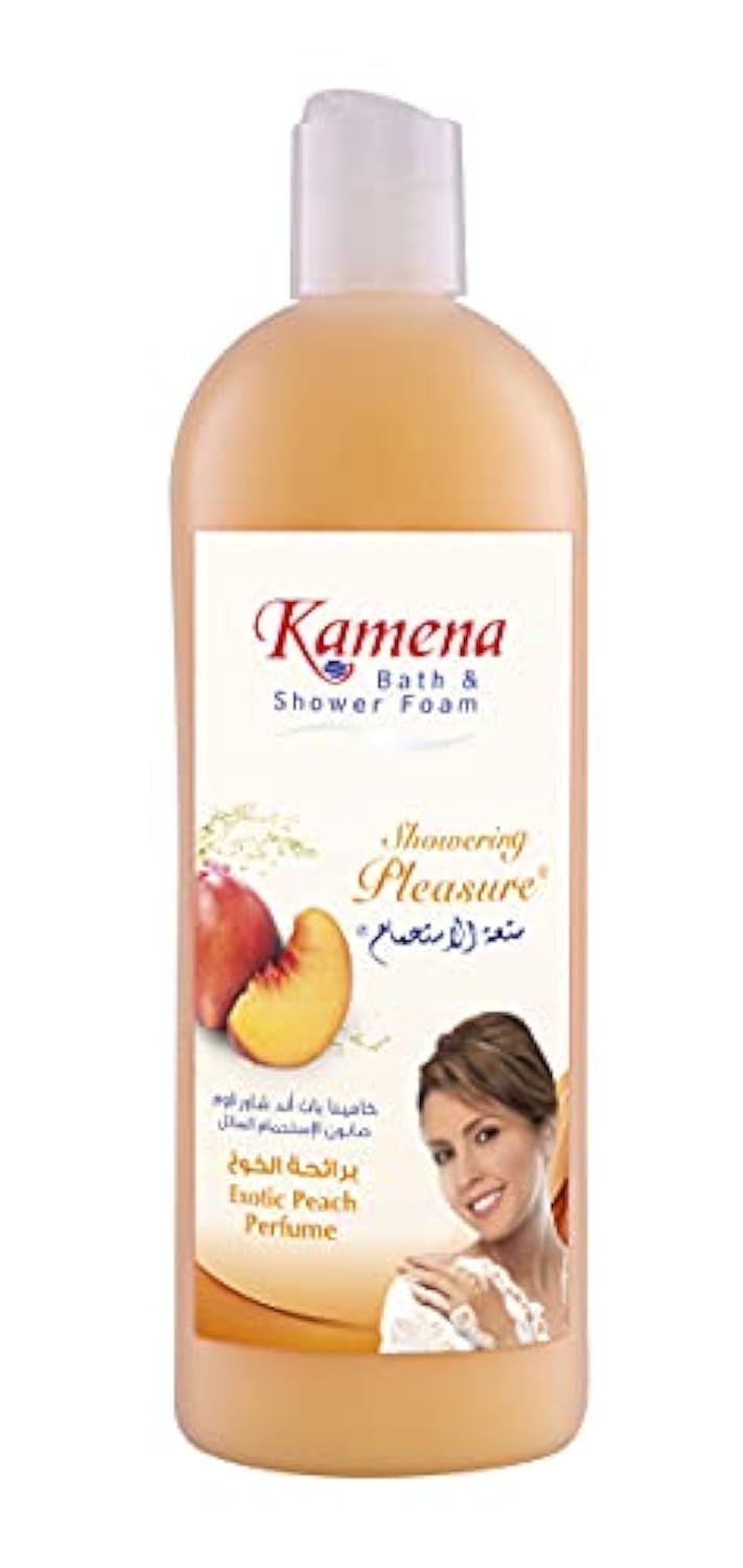 كامينا فوم شاور برائحة الخوخ 750 ml