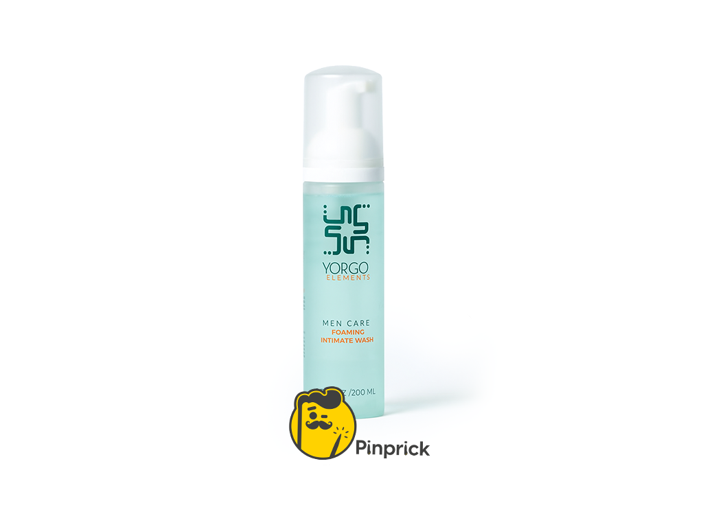 غسول رجالي للمناطق الحساسة YORGO ELEMENTS Men Care Foaming Intimate Wash | سعة 200 مل